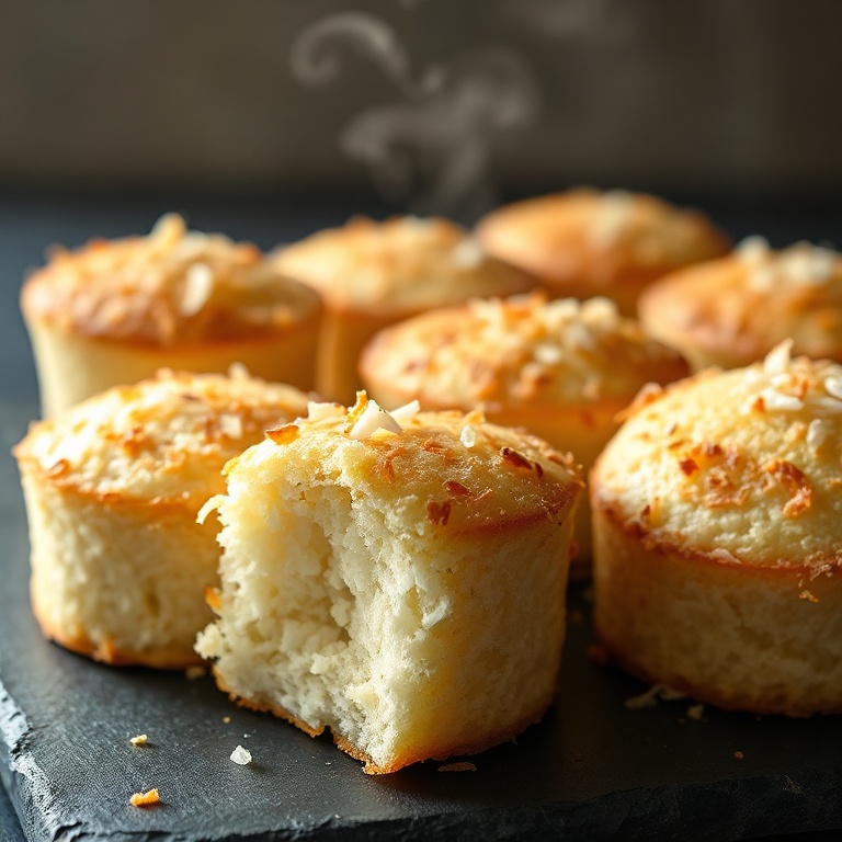 easy Portuguese coconut cakes